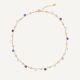 Gemstone Beaded Marco Bicego Necklace with Iolite, Amethyst and Blue Topaz